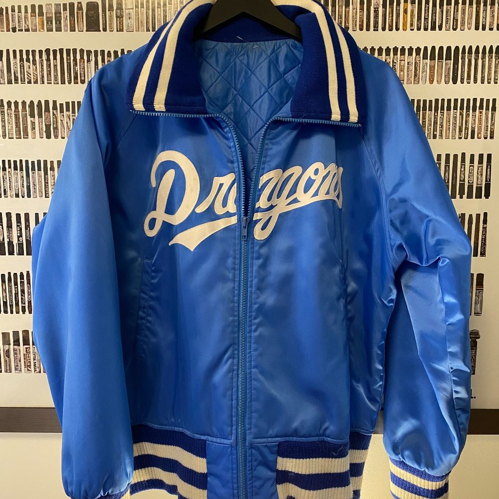 Descente - Chunichi Dragons vintage On-Field Bomber jacket (1986) NPB JAPAN Team